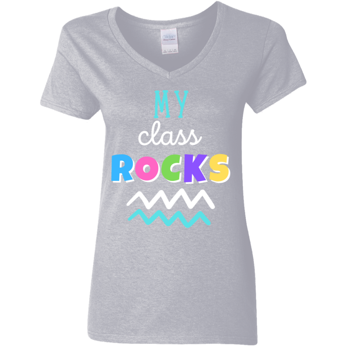 My Class Rocks - Ladies' V-Neck