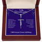 To My Granddaughter - Blessed Charm (Faith Necklace)
