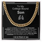 College Bound Son - Proud of you (male silhouette)