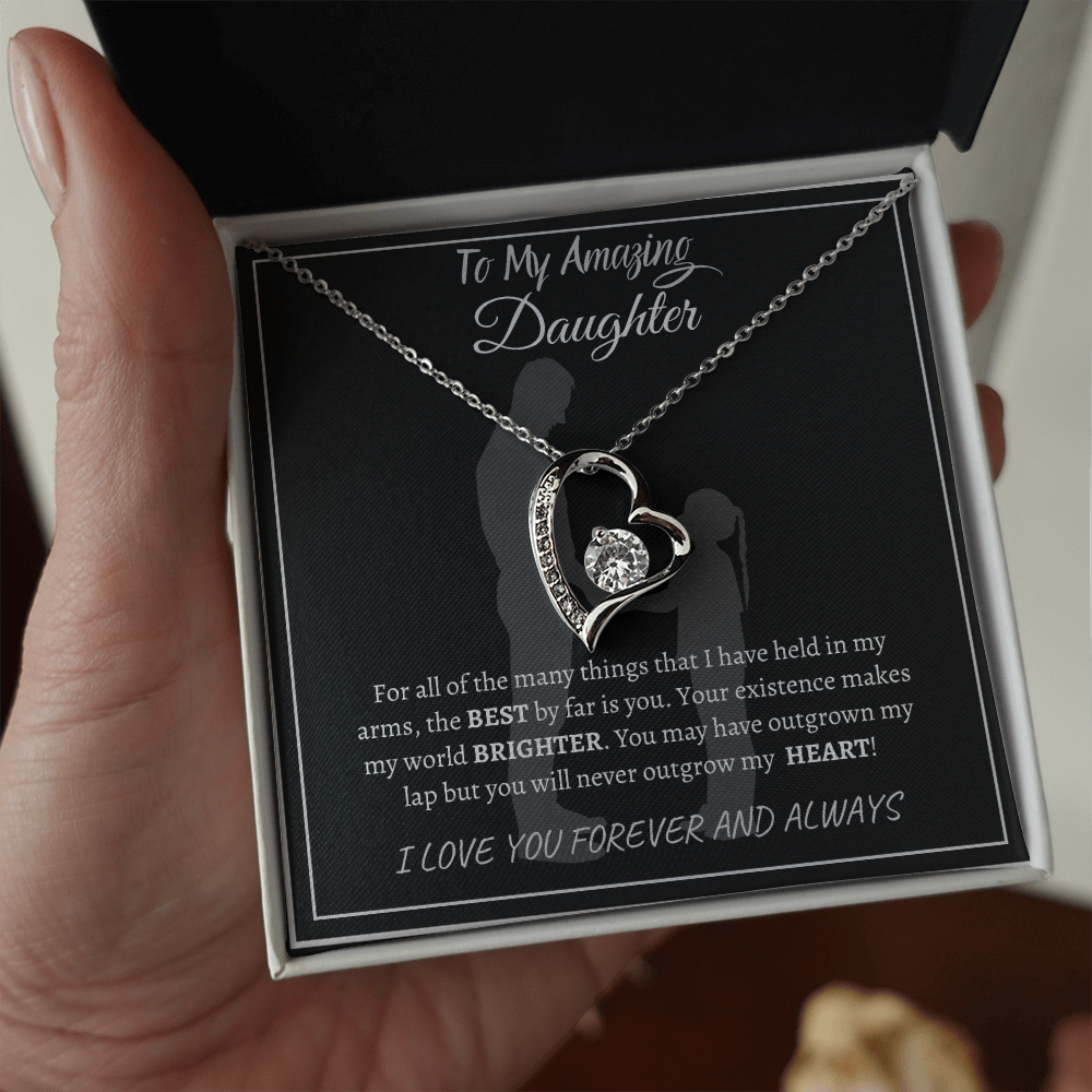 Amazing Daughter - Love You From Dad (Forever Necklace)