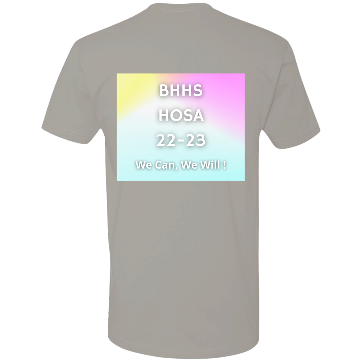 BHHS HOSA 22-23 T- Shirt (White/Gray)