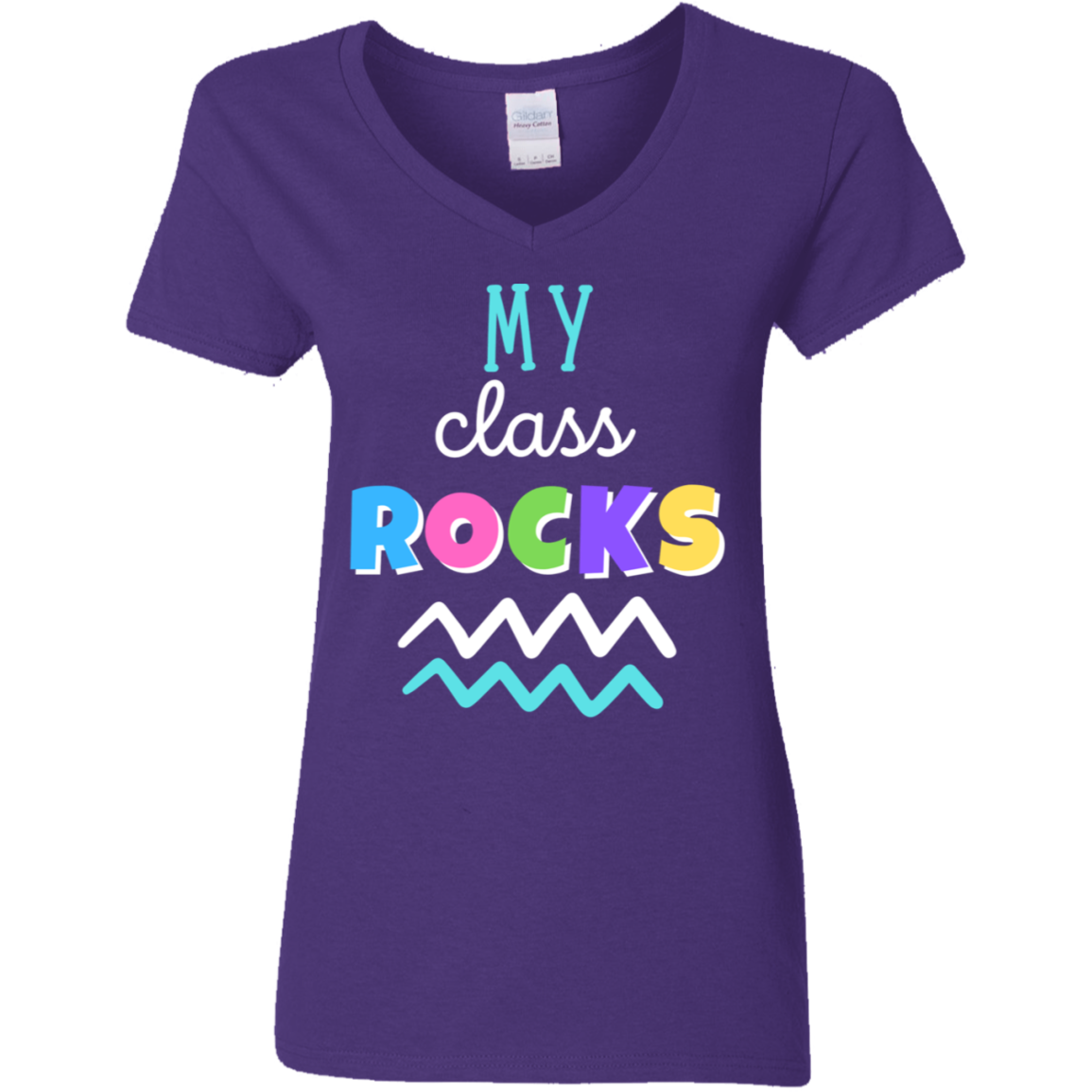My Class Rocks - Ladies' V-Neck
