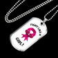 GIRL FIGHT - DOG TAG WHITE