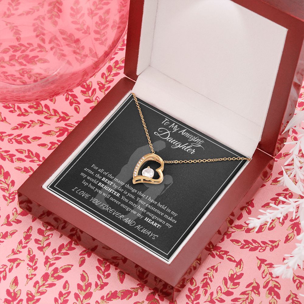 Amazing Daughter - Love You From Dad (Forever Necklace)