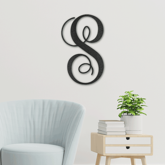 Fancy Initial - Personalized Letter Wall Art