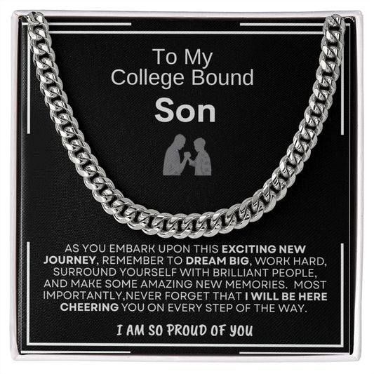 College Bound Son - Proud of you (male silhouette)