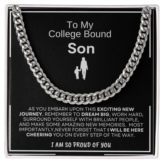 College Bound Son - So Proud (female silhouette)