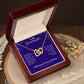 To My Granddaughter - Blessed Charm (Interlocking Necklace)