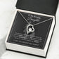 Amazing Daughter - Love You Forever From Mom (Forever Necklace)