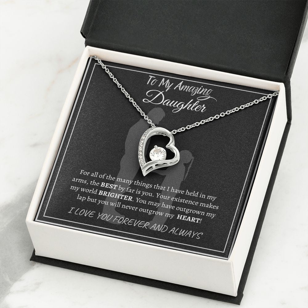 Amazing Daughter - Love You From Dad (Forever Necklace)