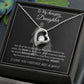 Amazing Daughter - Love You Forever From Mom (Forever Necklace)