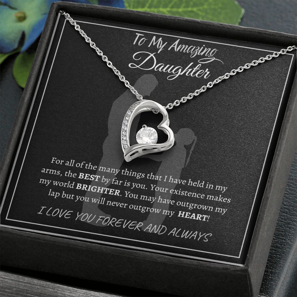 Amazing Daughter - Love You From Dad (Forever Necklace)