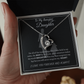 Amazing Daughter - Love You Forever From Mom (Forever Necklace)