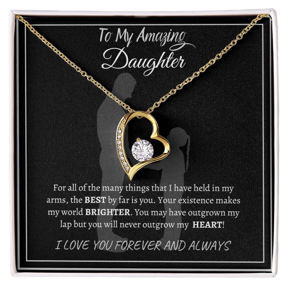 Amazing Daughter - Love You From Dad (Forever Necklace)