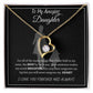 Amazing Daughter - Love You Forever From Mom (Forever Necklace)