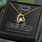 Amazing Daughter - Love You Forever From Mom (Forever Necklace)