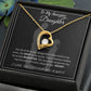 Amazing Daughter - Love You From Dad (Forever Necklace)