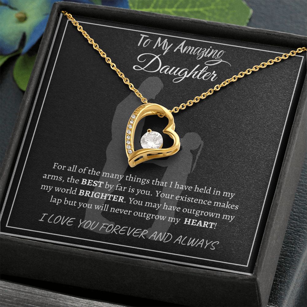 Amazing Daughter - Love You From Dad (Forever Necklace)